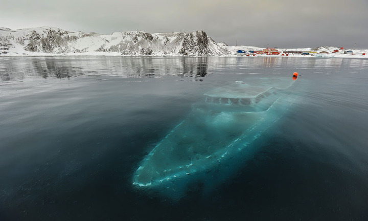 2. Sunken Yacht, Antarctica