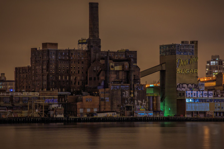 3. Abandoned Domino Sugar Factory -- Brooklyn, New York