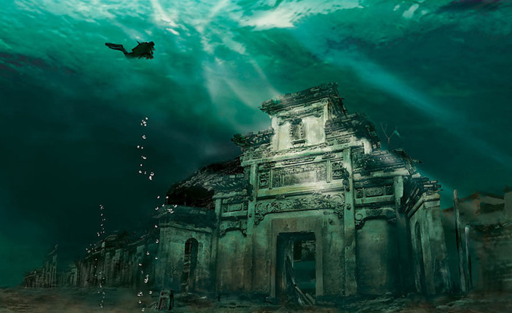 24. Underwater City in Shicheng, China