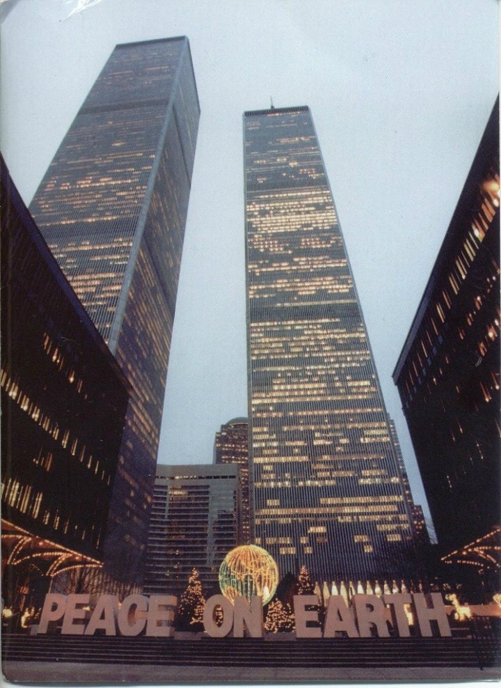 31. World Trade Center during the holiday season, circa mid 70's