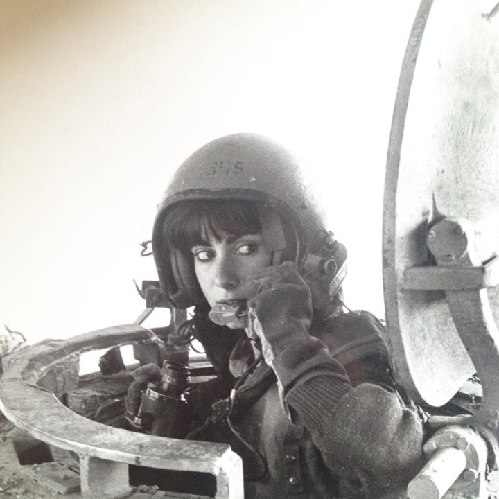 1b. My mother when she was a tank instructor in 1984