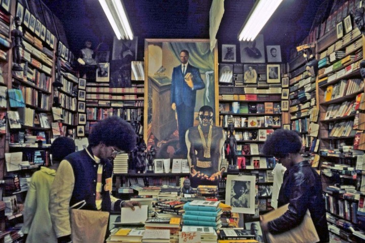 34. Bookstore in 1970's Harlem