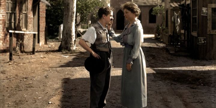 30. Helen Keller meeting Charlie Chaplin in 1919