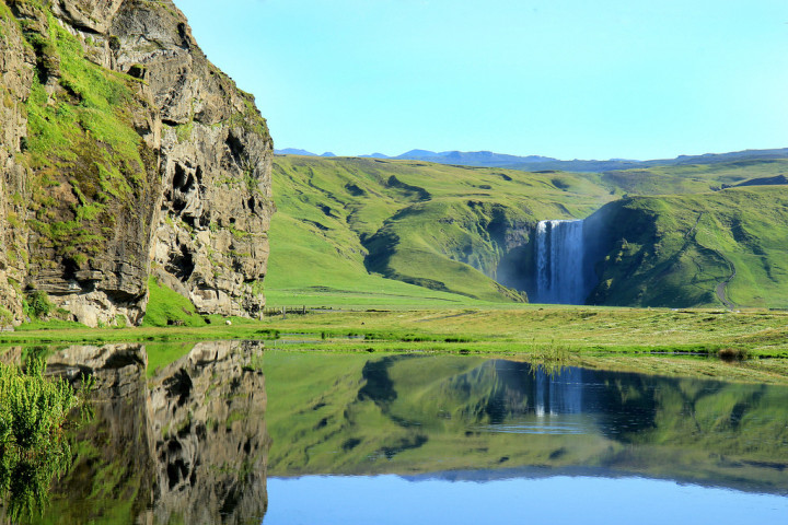 1. The Skógafoss waterfall in southern Iceland