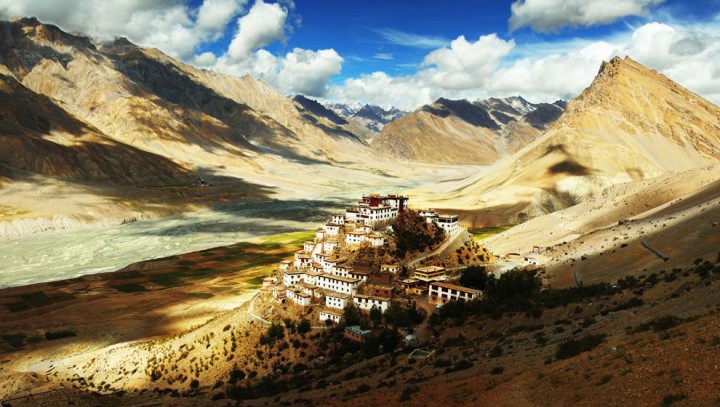 9. Ki Monastery, Spiti Valley of Himachal Pradesh, India