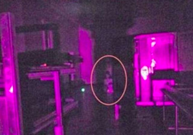 9b. The apparition, showing the full body of the little girl's ghost, was taken at Beechworth Lunatic Asylum, Australia, which has been abandoned since 1995.
