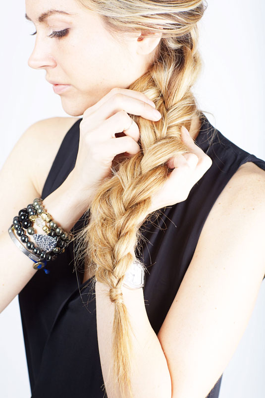 26. Pull your braid apart to make it fuller
