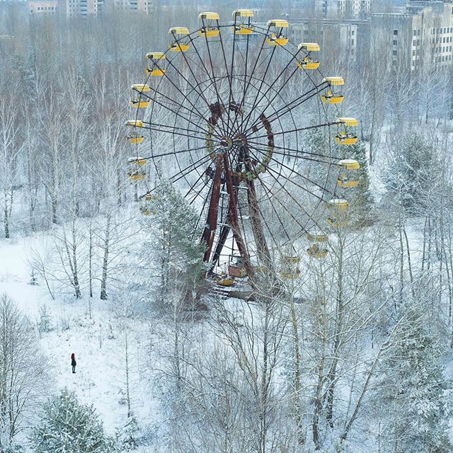 1. Abandoned Ferris Wheel, Pripyat, Ukraine