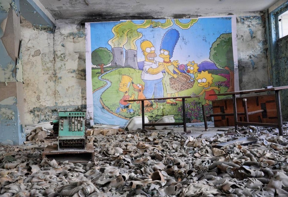 27. the simpsons pic, chernobyl, ukraine