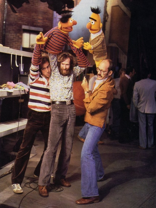 21. Sesame Street Rehearsal 1980's unknown photographer